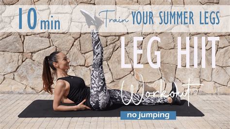 Train Your Summer Legs Slim Leg Hiit Workout No Equipment Katja