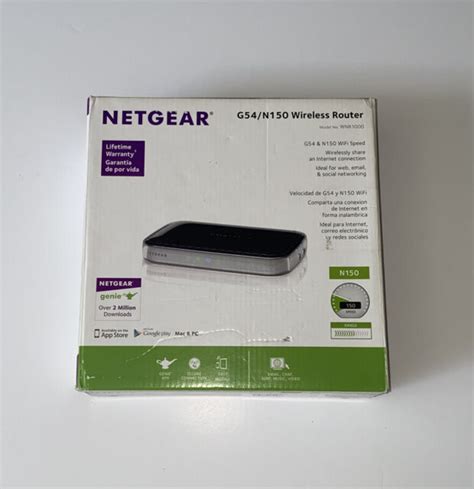 Netgear N150 150 Mbps 4 Port 10100 Wireless N Router Wnr1000 For