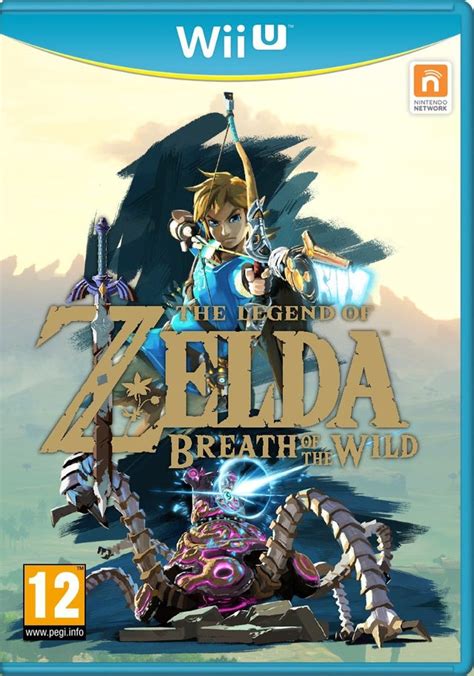 The Legend Of Zelda Breath Of The Wild Cover Art Zelda