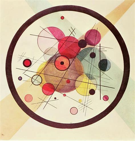 Circles In A Circle 1923 Painting By Wassily Kandinsky Pixels