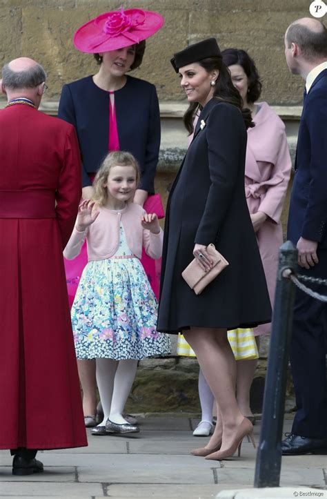 Catherine Kate Middleton Enceinte Duchesse De Cambridge Et Le Prince William Duc De