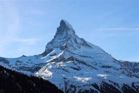 Free Stock Photo Of Snow Covered Mountain Peak