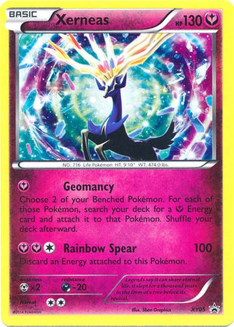 Pokémon card scans, prices and collection management. Pokemon X Y Promo Single Card Rare Holo Xerneas XY05 - ToyWiz