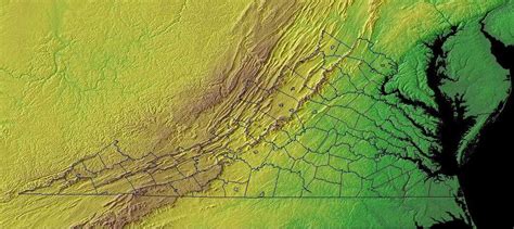 Virginia Geography Virginia Regions And Landforms
