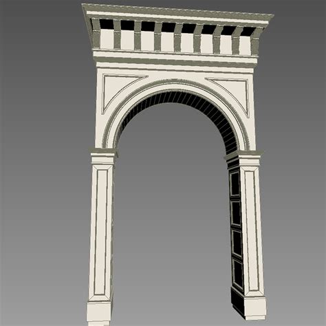 Classic Arch 3d Model Cgtrader