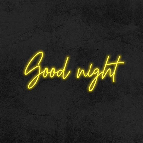 Good Night Led Neon Sign Mk Neon