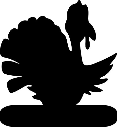 Thanksgiving Turkey Silhouette At Getdrawings Free Download