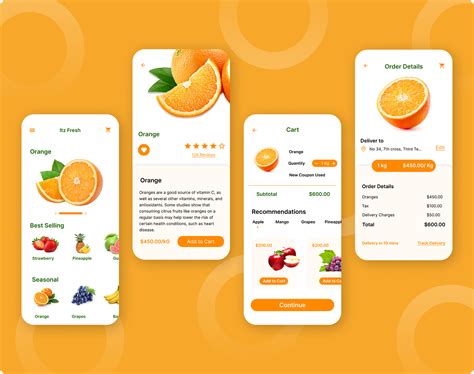 Itz Fresh Fruits Mobile App On Behance