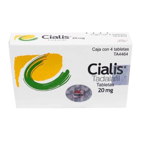 Cialis Tadalafil 20 Mg Con 4 Tabletas Pack 3x2 Prixz Farmacia A