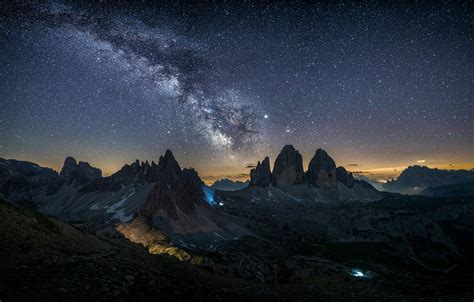 Dolomites Milky Way
