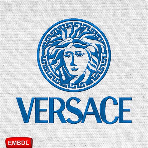 Who says gym logos should be boring and bland. Versace Logo Embroidery Design