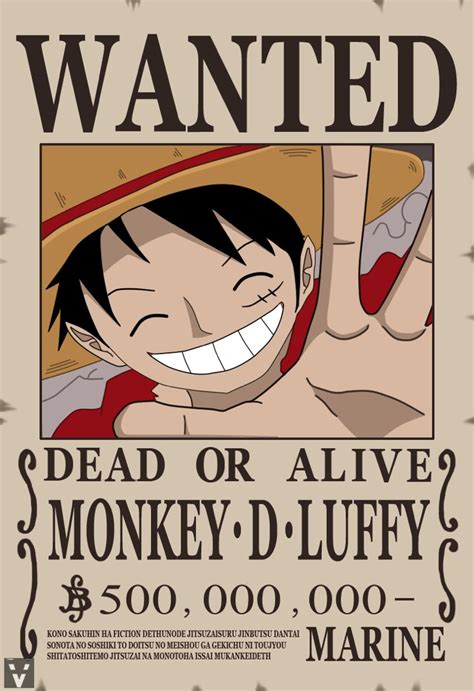Wallpaper Monkey D Luffy Wanted