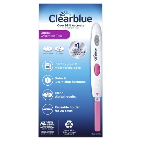 Clearblue Digital Ovulation Test 20 Ovulation Tests With Pregnancy