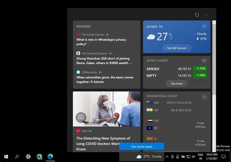Dynamic Content On The Windows 10 Taskbar These Are The New Features