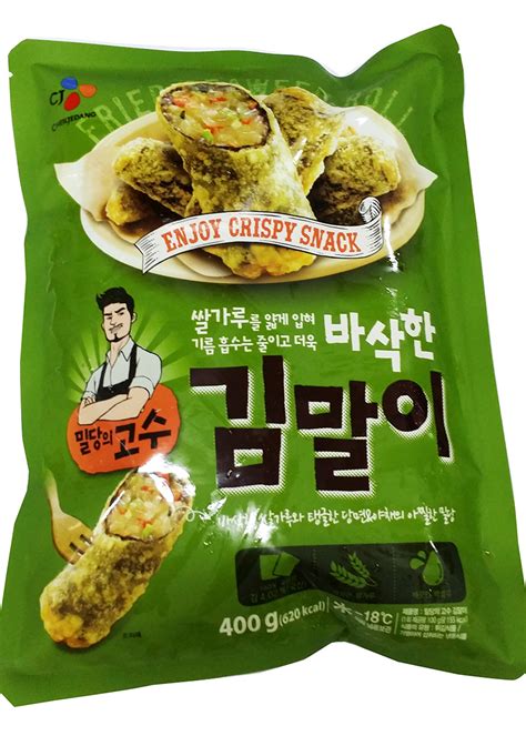 Delicious, gluten free, dairy free, vegetarian kimbap (korean seaweed roll 야채 김밥). CJ Fried Seaweed Roll 400g | HARINMART - Korean Grocery ...