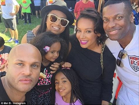 Mel B Shows New Hair With Husband Stephen Belafonte And Daughters At Dinner Daily Mail Online