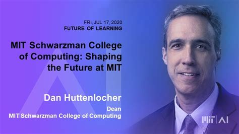 9am Mit Schwarzman College Of Computing Shaping The Future At Mit