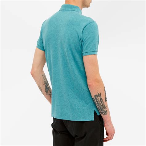 Polo Ralph Lauren Slim Fit Polo Teal Heather End