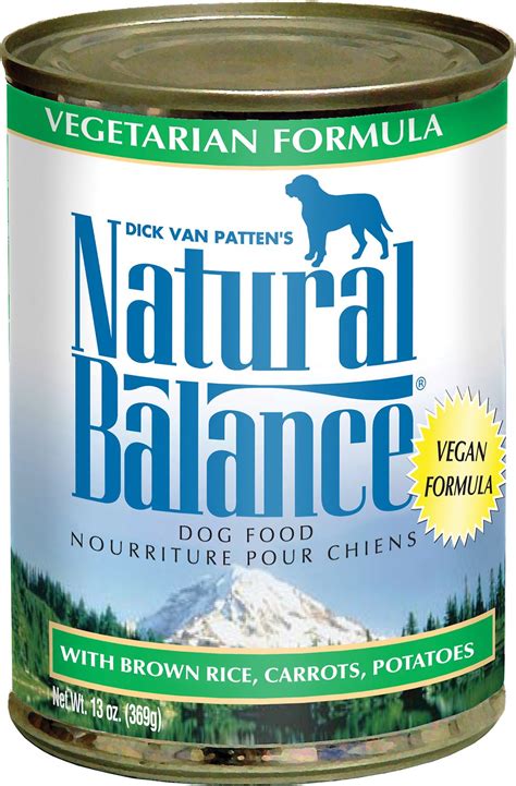 Most dogs love the taste, and there are many reports of it improving allergies. Natural Balance Ultra Premium Vegetarian Canned Dog Food ...