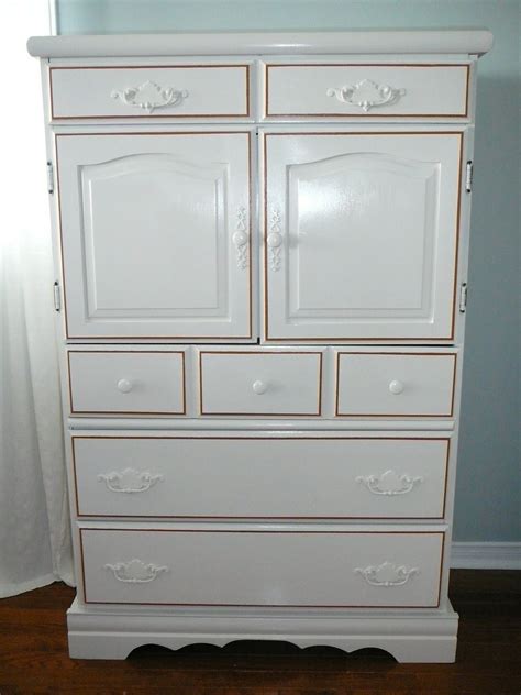 It was a custom piece and the owners chose to have it painted in mms tricycle, but after 3 coats and using most of the powder, the dresser just looked like it had a red stain. painted star: Tall dresser