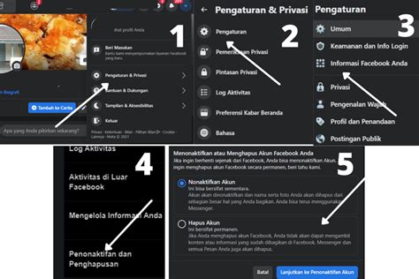 Cara Nak Memadam Akaun Facebook Augustuskruwirwin