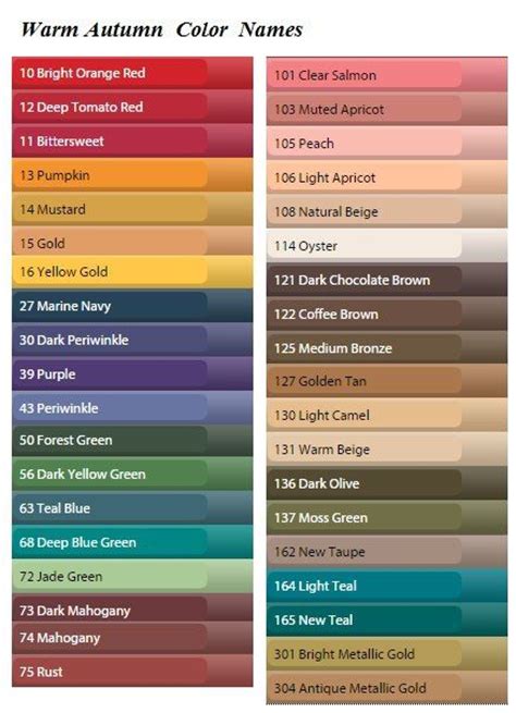 Best 25 Autumn Color Palette Ideas On Pinterest Colour