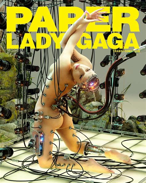Lady Gaga Strips Totally Naked For Paper Magazine Cover The Us Sun
