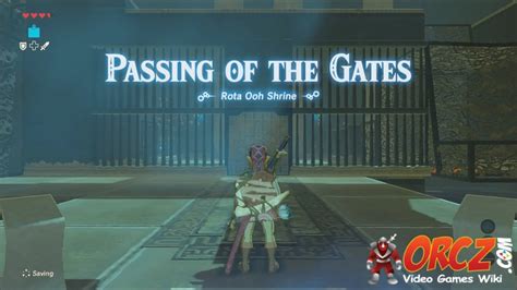 Legend Of Zelda Breath Of The Wild Shrine Rota Ooh Passing The Gates