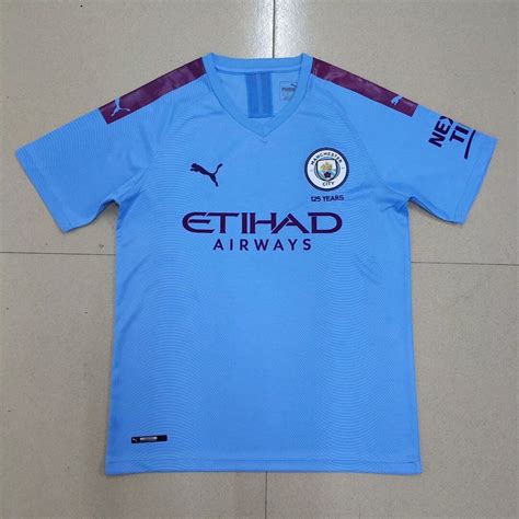 2019 20 Manchester City Home Blue Soccer Jersey Shirt Soccer777