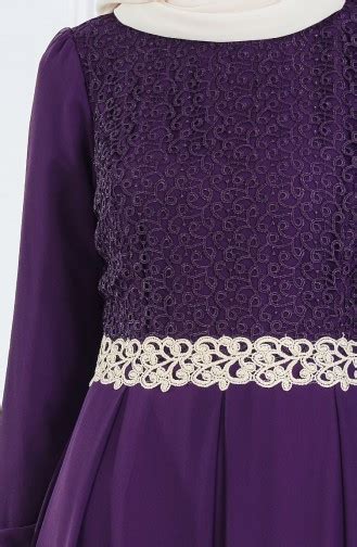 Dark Purple Hijab Dress 51983 23 Sefamerve