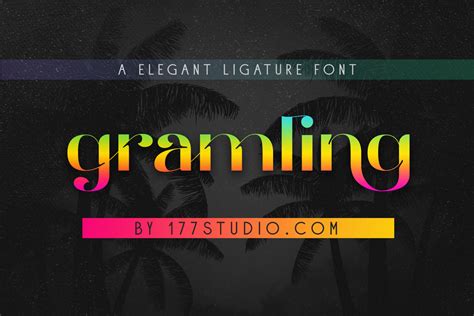 Gramling Font 177studio Fontspace