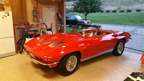 1963 Chevrolet Corvette Roadster Red On Red 4 Speed Frame Off