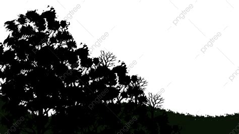 Forest Landscape Silhouette Png Transparent Silhouette Forest