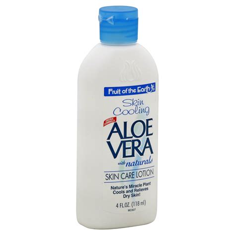 Skin Care Lotion Aloe Vera Skin Cooling 4 Fl Oz 118 Ml