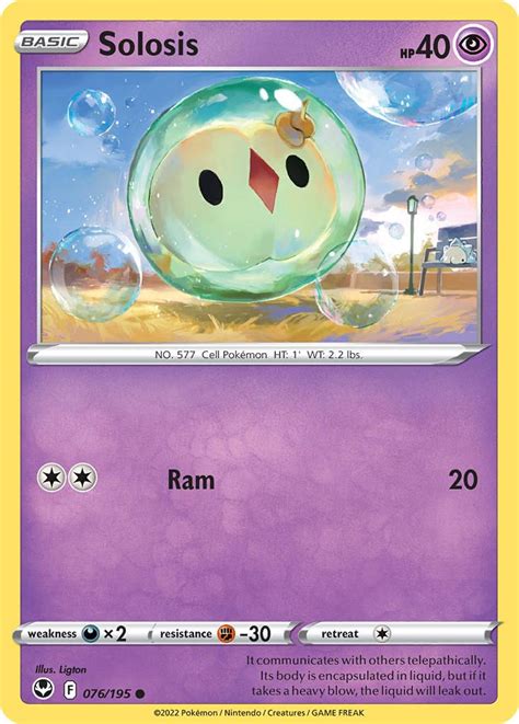 Solosis Pokémon Myp Cards