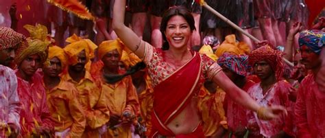 Hq Dvd Captures Of Indian Actress Priyanka Chopra Sexy Stills Playing Holi In Agneepath