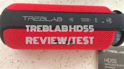 Treblab Hd55 Bluetooth Speaker Reviewtest Youtube