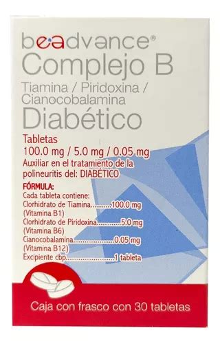 Complejo B Para Diabetico Mg Mg Mg C Tabs Sabor Sin Sabor En