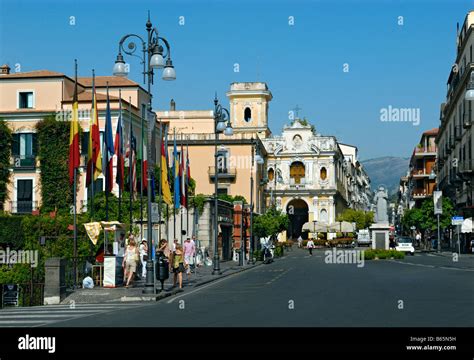Sorrento Town Centre Neapolitan Riviera Italy Stock Photo 21024685
