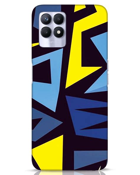 Buy Sporty Abstract Designer Hard Cover For Realme 8i Online In India