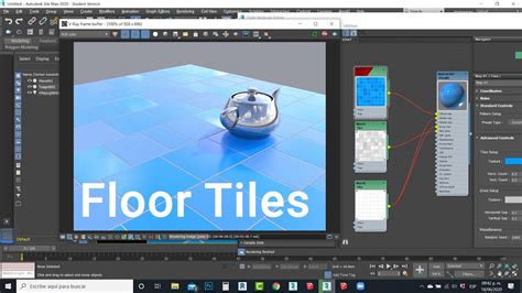 Floor Tiles In 3dsmax And Vray Youtube