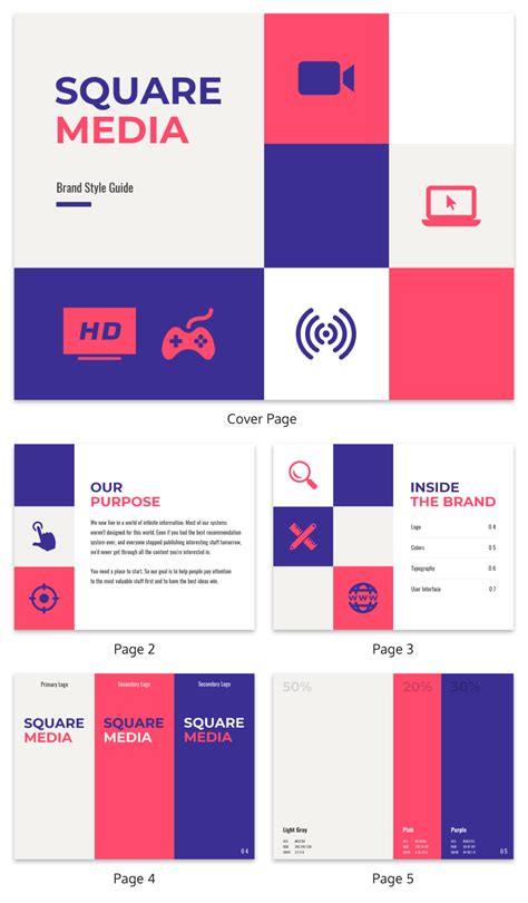 Brand Guidelines Template Indesign Free Download