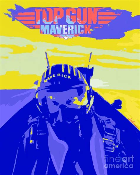 Top Gun Maverick Painting By Jack Bunds Pixels