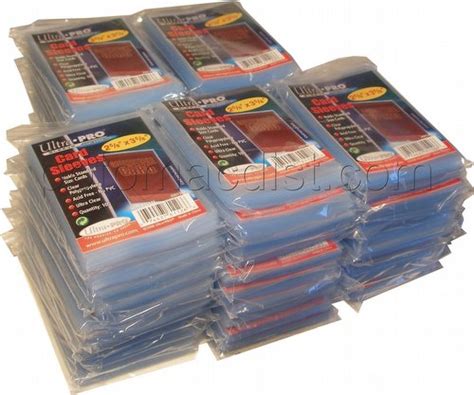 Recommended for use with ultra pro's toploaders (items 81222 and 81145) for the best inner and outer layer protection. Ultra Pro Card Sleeves Half Case 50pks | Potomac ...