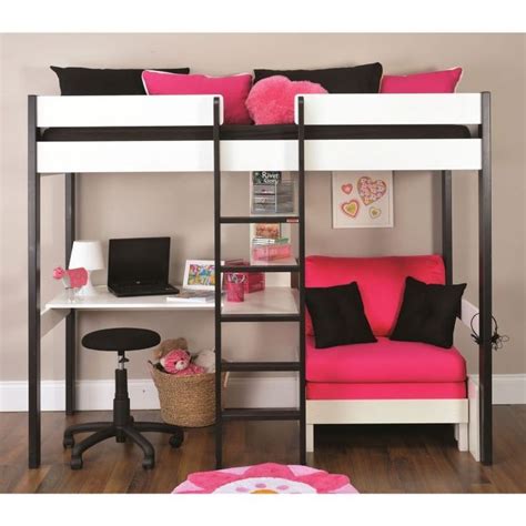 Image Result For Beds Loft Bed With Couch White Loft Bed Bunk Bed With Desk