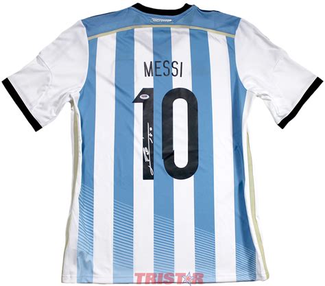 Lionel Messi Autographed Argentina Nike Authentic Jersey