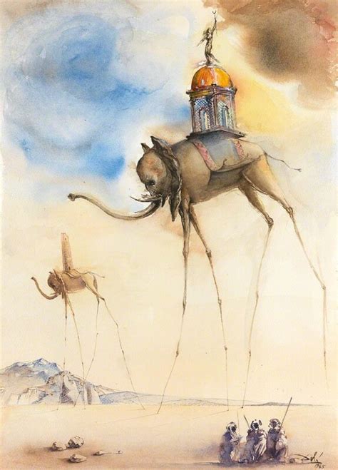 Salvador Dalí Elephant Spatiaux 1965 Artsy