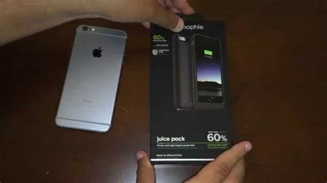 Mophie Juice Pack Iphone 6 Plus Unboxing Youtube