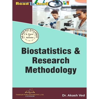 Biostatistics And Research Methodology Book B Pharm Th Sem Thakur