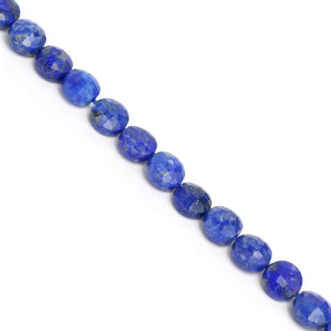 60cts Natural Colour Lapis Lazuli Faceted Coins Approx 6mm 38cm